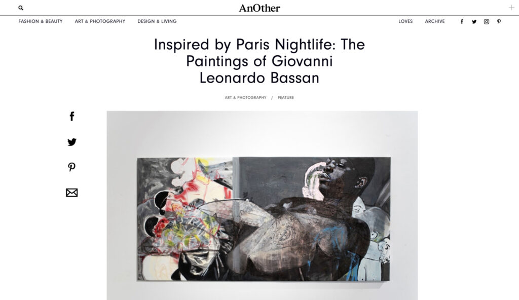 Giovanni Leonardo Bassan Artist Paintings Deluge Exhibition 2019 Interview