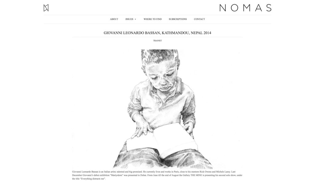Giovanni Leonardo Bassan Kathmandou Nepal 2014