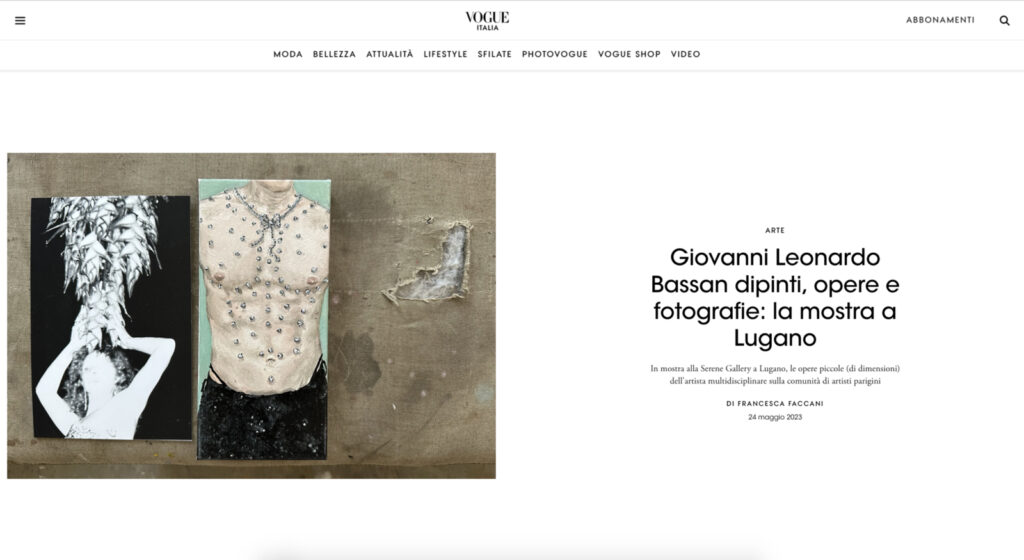Giovanni Leonardo Bassan Opere Dipinti Foto Mostra Lugano