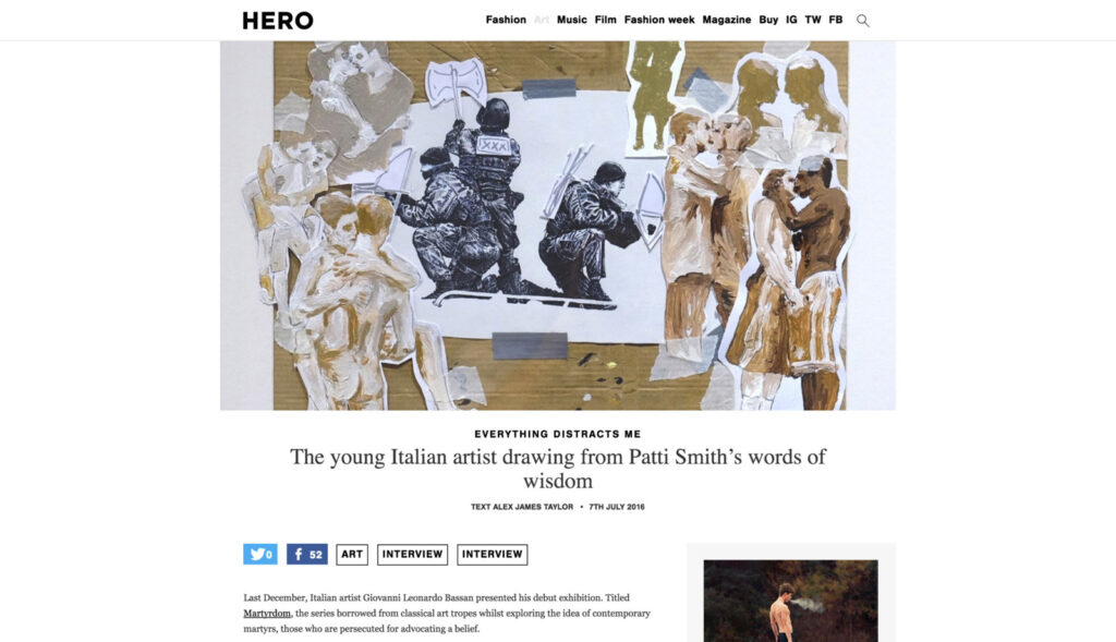 The Young Italian Artist Drawing From Patti Smiths Words Of Wisdom